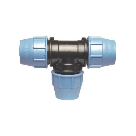 Té pour tube PE eau D40 Le lot de 10