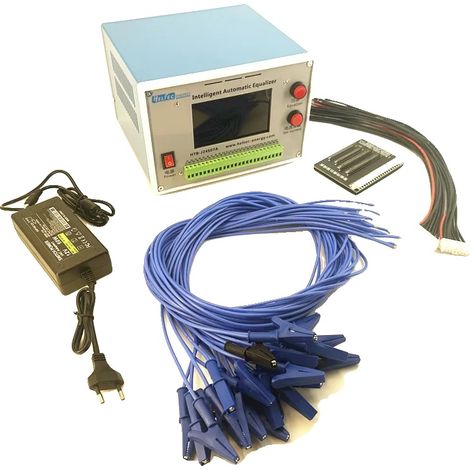 Batterieausgleich, WiFi-Konnektivität, Eingebautes Ladegerät, 24S 7A 16awg Kabel (1/2)
