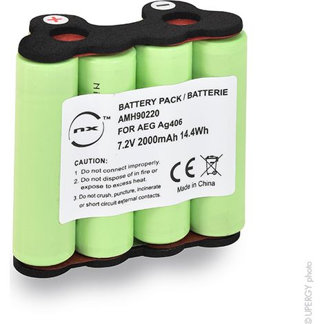 NX - Batterie aspirateur compatible AEG 7.2V 2000mAh - 90005510600900165532009 (1/2)