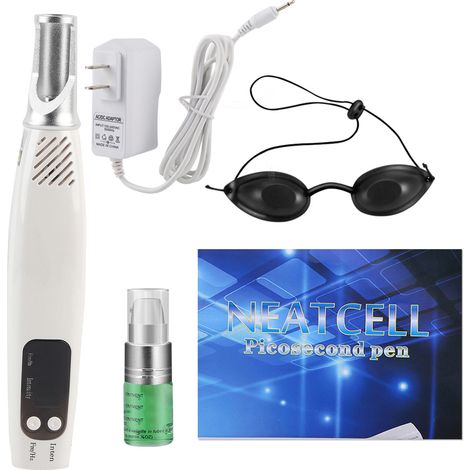 Pinceau laser picoseconde pour élimination de grains de beauté, tatouages et cicatrices - Appareil de retrait avec gel réparateur (1/5)
