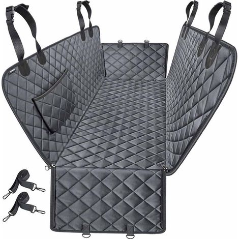 Hamac Pour Siège Arrière - Housse Voiture Chien Imperméable 4 Couches Oxford - Antidérapant Avec Poche Rangement - Universel Pour Voiture Et Suv - 1 Pièce