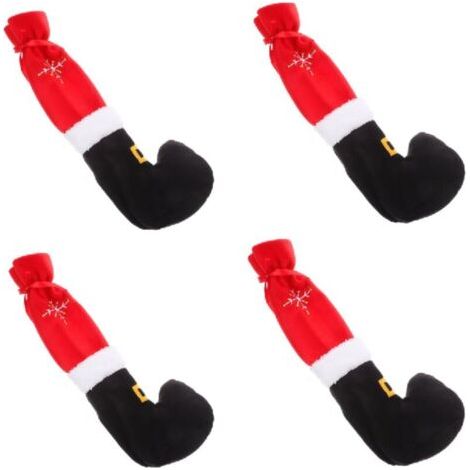 Housses de pieds de table pour décoration de pieds de chaise, chaussettes pour Noël, réunions de salle à manger, dossier de chaise (1/5)