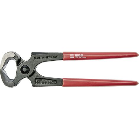 WGB Beißzange Type 880 Kneifzange klein aus Spezialwerkzeugstahl - Monierzange mit PVC getauchten Griffen - Länge 180mm (1/5)