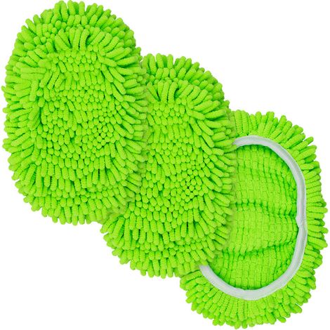 Compatible avec la lingette de rechange pour balai plat Swiffer Sweeper, en microfibre, utilisable à sec ou humide. (1/5)