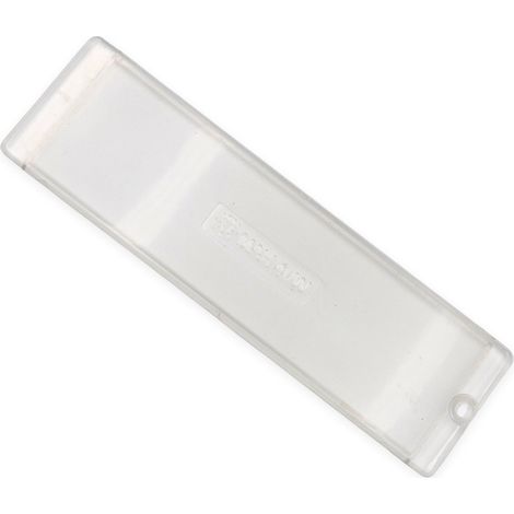 Ersatzteil - Lampenabdeckung (Deckenleuchte) 221x65mm - - SCHOLTES, ROSIERES, WHIRLPOOL, IGNIS, BAUKNECHT, ARTHUR MARTIN ELECTROLUX, ARISTON HOTPOINT, AEG, BRANDT, JUNO