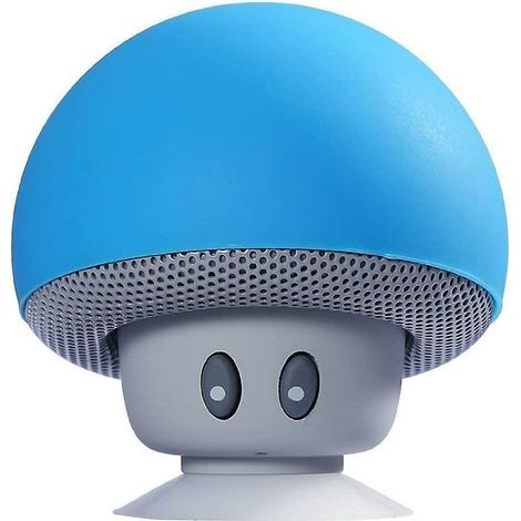 Tête de champignon portable Bluetooth haut-parleur (Bleu), Ensoleillé (1/5)