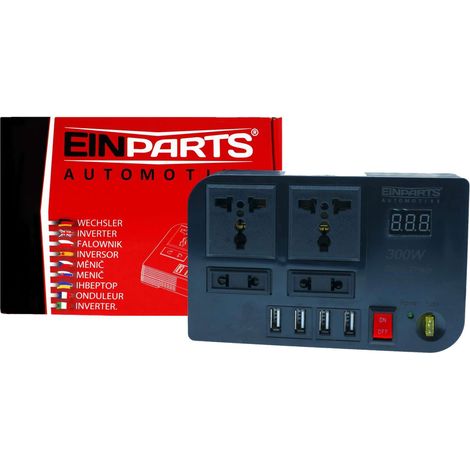 Wechselrichter-Spannungswandler 24 V auf 230 V 200 W EPACC114 (1/5)