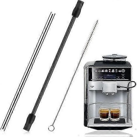 Tuyau de rechange + brosse de nettoyage pour machines à café Bosch Veroaroma et Siemens série Eq.6 (gris foncé) (1/5)