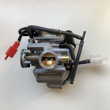 Carburateur PD24J pour scooter  PD24J pour GY6 125CC  150 - 24mm avec purge - véhicule de plage. (1/5)