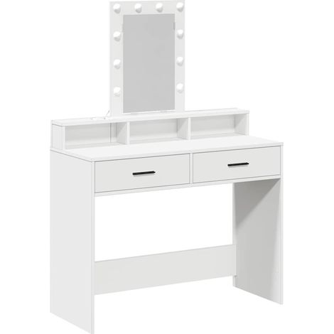 Maison Exclusive - Tavolo da Trucco Bianco 100 x 41 x 140 cm Legno multistrato
