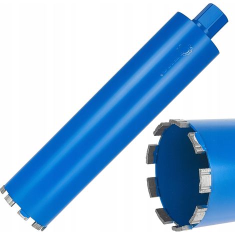 Taladro de diamante Geko 102 mm segmentos diamantados 10 mm