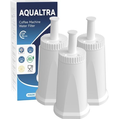 3-Piece Water Filter Set: Activated Carbon, Resin Exchange, for SES008 and SES990 Coffee Machines (1/5)