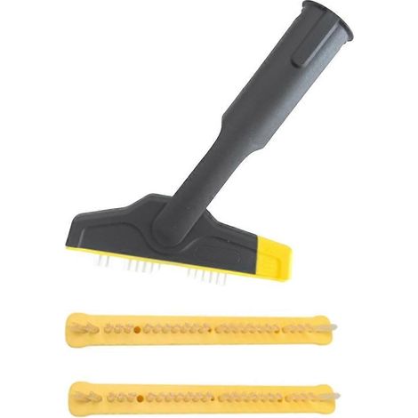 Brosse à joints XXL avec brosse vapeur pour Karcher SC1-5 2.863-334.0 : brosse à joints pour un nettoyage efficace des carreaux et du ciment (1/5)