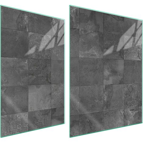 PLACA PROTECTORA DE VIDRIO PARA ESTUFA 70x52 GRIS (1/5)
