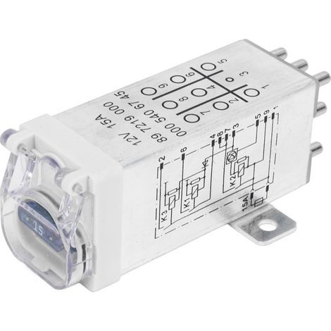 Relé de sobrecarga de motor de alta resistencia Tbest con construcción metálica ABS para modelo COUPE T Saloon de clase CE 0005406745. (1/5)