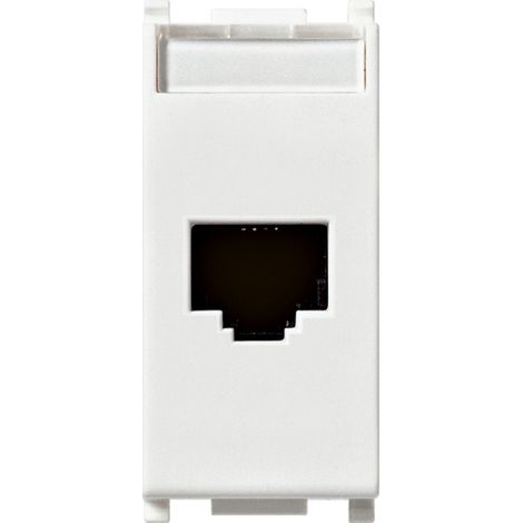 Presa RJ45 Categoria 6e UTP bianco Vimar 14339.15