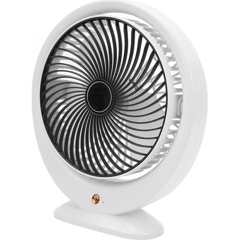 Petit ventilateur de circulation d'air pour pièce, ventilateur rechargeable par USB, ventilateur haute puissance, adapté aux dortoirs étudiants, au camping et à une utilisation en extérieur. (1/5)