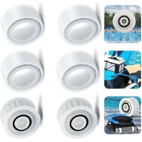 Lot de 6 Poulies de Guidage de Rechange pour Nettoyeur de Piscine – Compatible avec Modèles M400, M500, Deluxe 4 et Deluxe 5 (1/3)