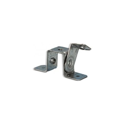 Semin – Suspente articulée pour plafond en plaques de plâtre – Boîte de 50 unités – Fixation rapide – Partie mobile en L
