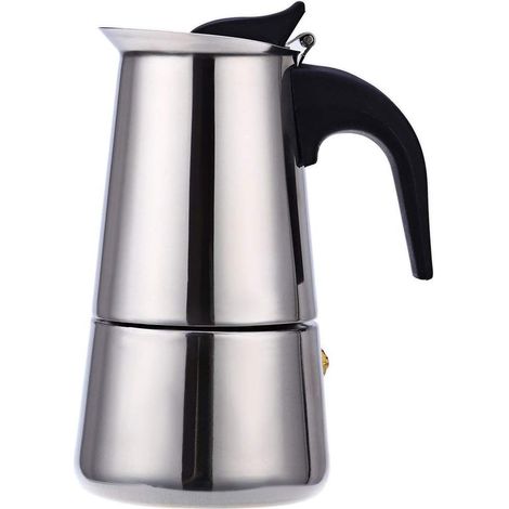 Cafetière italienne 9 tasses – inox 450 ml – compatible tous feux induction gaz – percolateur (1/5)