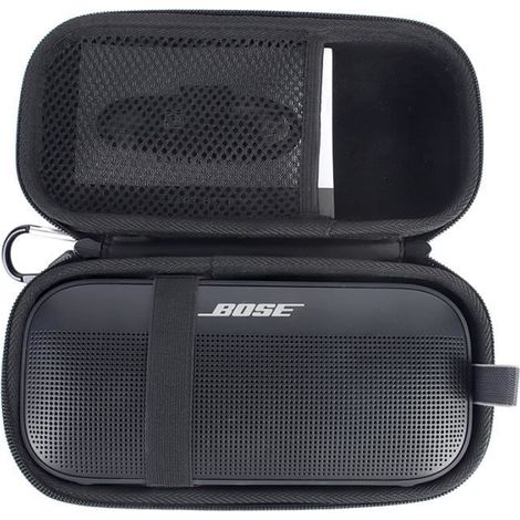 Housse Étui pour Bose SoundLink Flex Bose Enceinte sans Fil Bluetooth Portable (Noir) - boîte Seule (1/4)