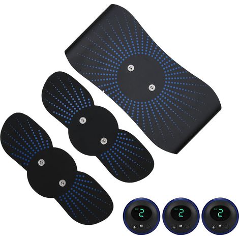 Ceinture d'électrostimulation musculaire abdominale, pour l'entraînement des muscles des bras et des jambes (type ceinture de chargement bleue) (1/5)