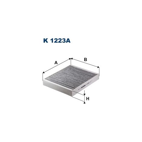 Filtre d'habitacle à charbon actif Filtron K1223A