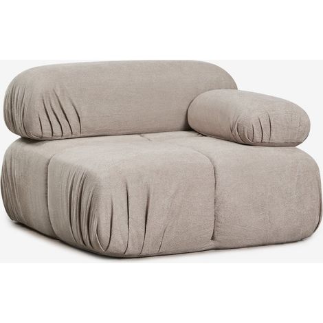 SKLUM Rechtes Eckmodul für modulare Bouclé-Sofas, vakuumverpackt Kendall (1/5)