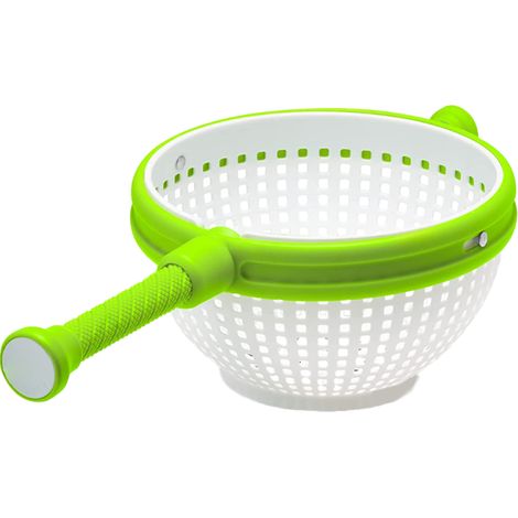 Essoreuse à salade facile à utiliser, passoire rotative en nylon anti-rayures, essoreuse à laitue (1/4)