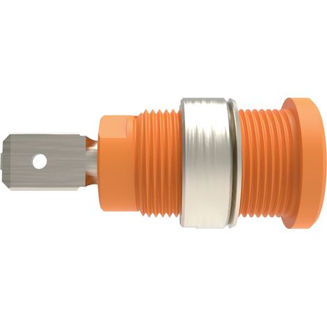Sicherheitssteckdose Schutzinger orange hohe Sichtbarkeit 1 Stk