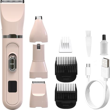 Machine de toilettage électrique pour chiens, pour la finition et l'entretien régulier à domicile.-AquaForge