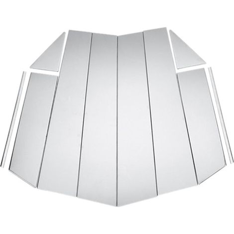 Garniture chromée de montant de fenêtre, moulure décorative en acier inoxydable pour J11 2014-2017 (1/5)