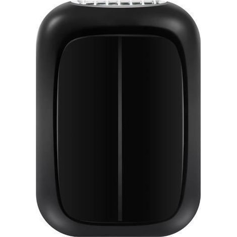 Tragbarer Ventilator, USB-Schnellladefunktion, Nackenkühler zum Umhängen, Schwarz (1/4)