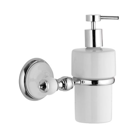 Dispenser in ceramica bianco - serie epoca (1/4)