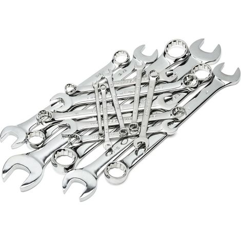 Jeu de clés mixtes (pouces), 16 pices, 1/4"-1.1/4" (1/4)