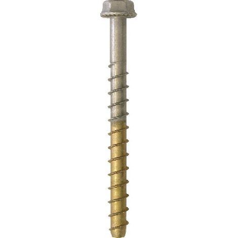 Vis Béton Bimétal Inox A4 Acier brut Tête hexagonale TH 10X100-1 pièce