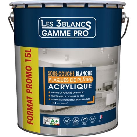 Las 3 Blancas Fondo para Paneles de Yeso 15l - Las 3 Blancas