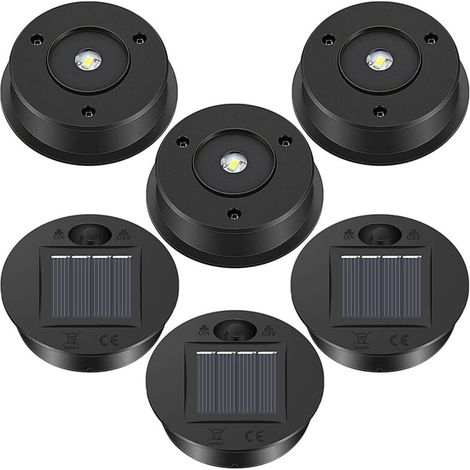 6 pezzi di luci solari di ricambio, 7 pezzi di lanterne solari con i migliori lumen, luci di copertura del pannello LED per appendere all'esterno (1/4)