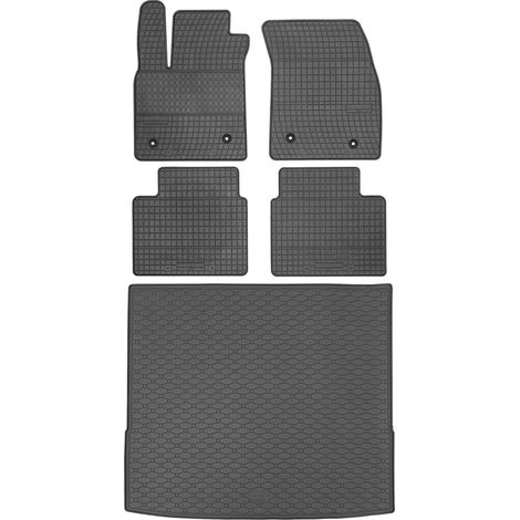 Juego de alfombrillas de goma para coche y alfombrilla para maletero para Ford Focus IV Estate a partir de 2018.