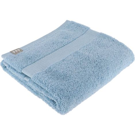 Asciugamano 50x90 cm 100% cotone - azzurro - Tendance