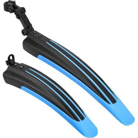 Garde-boue universel réglable, épais et large, pour VTT, compatible avec vélos de ville (fixie, gravel, roues de 20 à 27 pouces). (1/5)