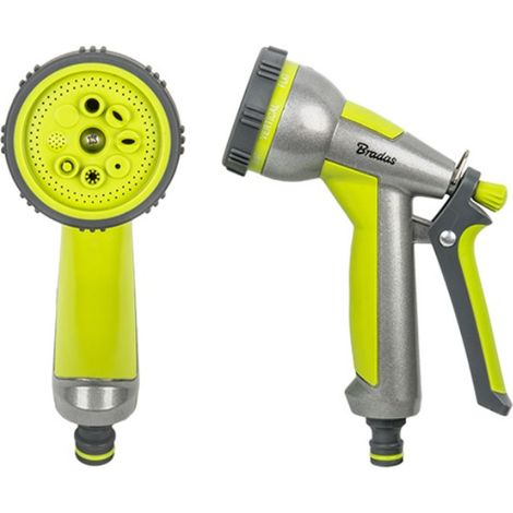 Multifunktionsbrause 8 Funktionen Metall Sprühpistole Gartenbrause LIME LINE LE-5108 BRADAS 9487 (1/4)