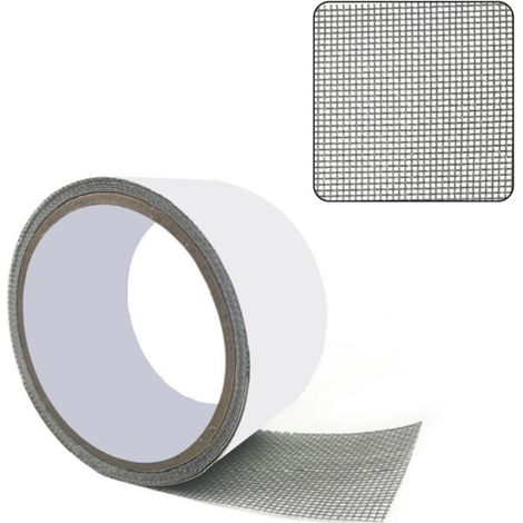 Ruban adhésif en fibre de verre pour réparation de moustiquaire de porte ou fenêtre - Patch auto-adhésif