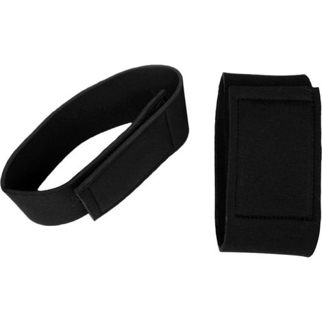 Polainas de neopreno, elásticas, 20 x 15 x 3 cm, negro antiguo (1/5)