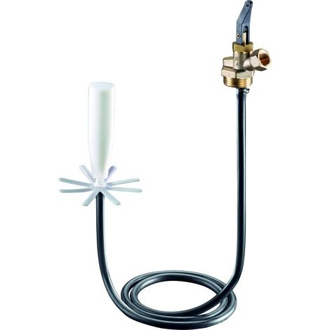 Oventrop – Flexo bloc à flotteur simple 40x49 – Longueur 2 mètres – Système d’aspiration pour mazout – Pour systèmes simple et double conduite