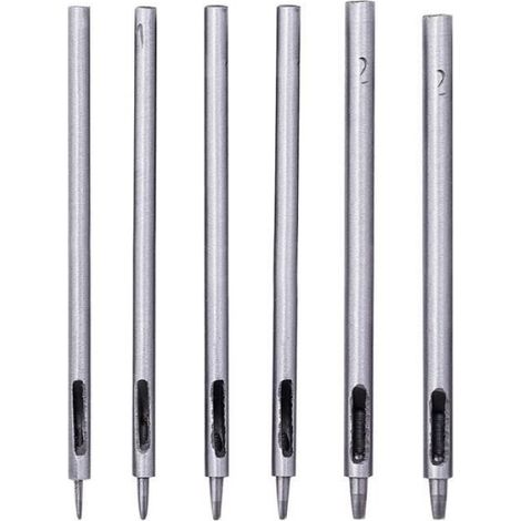 1,0 mm - bricolage à la main ceinture poinçonnage du cuir trou de perçage creux outils de perçage du cuir ens (1/4)