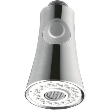 Pommeau de douche extractible de rechange - convient pour la cuisine, la salle de bain, le lavabo, etc. - 1 pièce, argenté