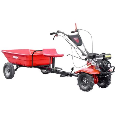HECHT 7970 SET Benzin-Gartenfräse 4,9PS mit Anhänger und 8" Räder (1/5)