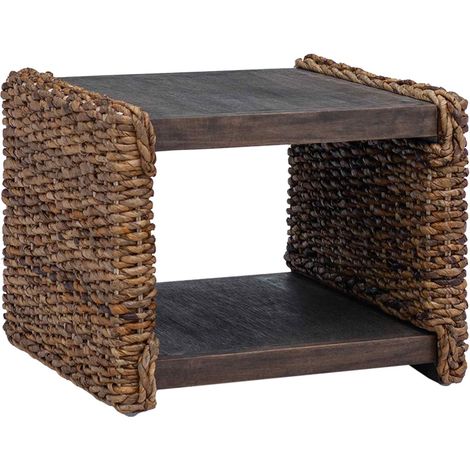 Coffee Table Natural 45 x 45 x 45 cm Solid Mahogany Wood vidaXL