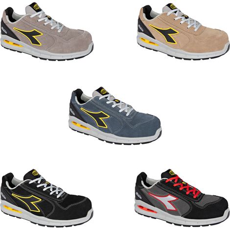 Calzado de seguridad Diadora Run A.Box Low S3S FO SR ESD - 38 (EU) - Gris (1/5)